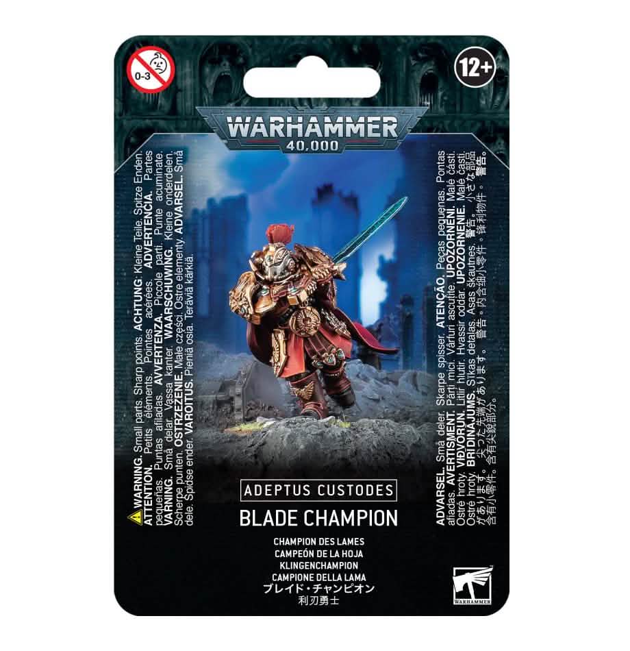 Adeptus Custodes: Blade Champion – Warhammer miniature – Tabletop Dominion