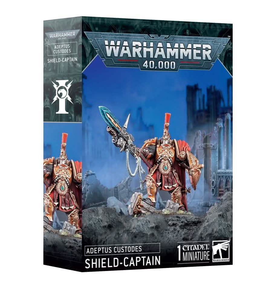Adeptus Custodes: Shield Captain – Warhammer miniature – Tabletop Dominion
