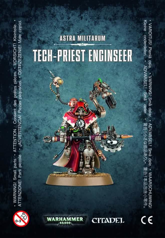 Adeptus Mechanicus Tech-Priest Enginseer – Warhammer miniature – Tabletop Dominion