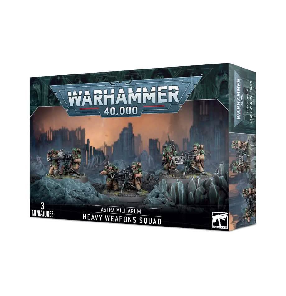 A/Militarum: Cadian Heavy Weapons Squad – Warhammer miniature – Tabletop Dominion