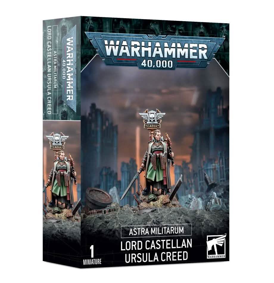 A/Militarum: Lord Castellan Ursula Creed – Warhammer miniature – Tabletop Dominion