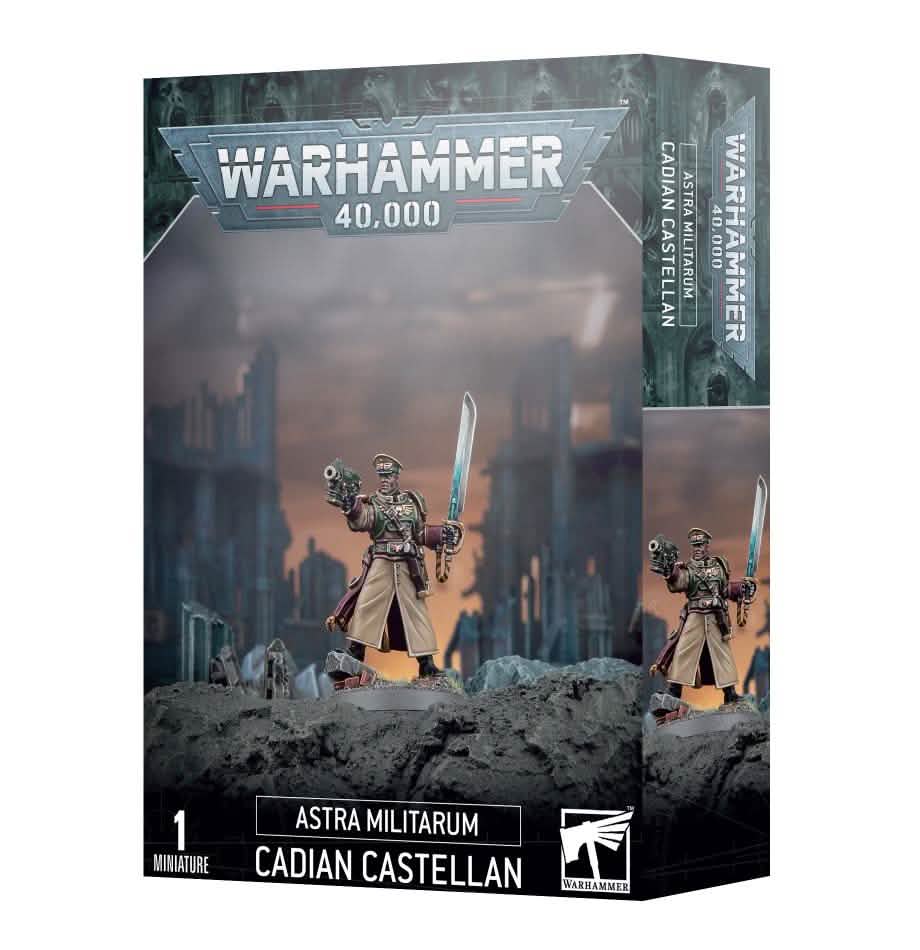 Astra Militarum: Cadian Castellan – Warhammer miniature – Tabletop Dominion