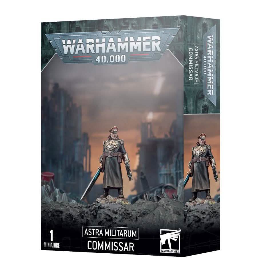 Astra Militarum: Commissar – Warhammer miniature – Tabletop Dominion