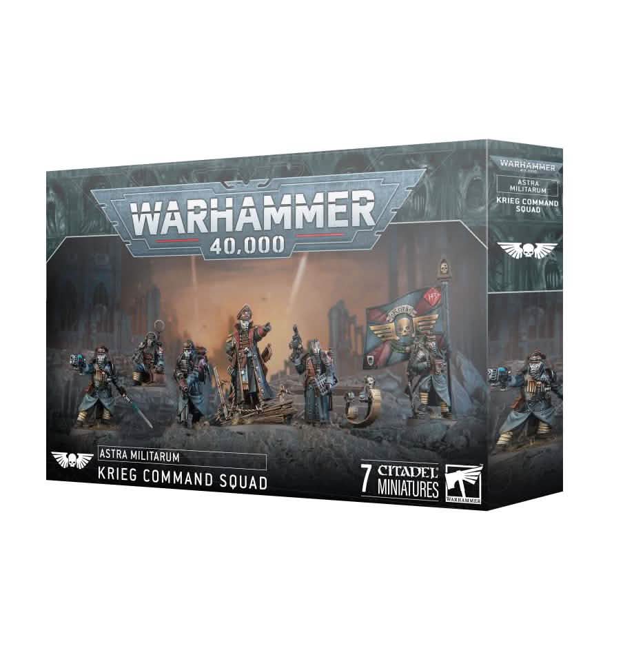Astra Militarum: Krieg Command Squad – Warhammer miniature – Tabletop Dominion