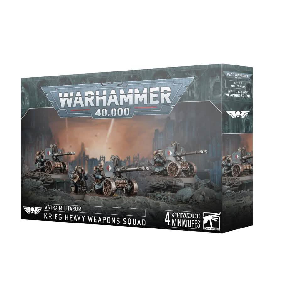 A/Militarum: Krieg Heavy Weapons Squad – Warhammer miniature – Tabletop Dominion