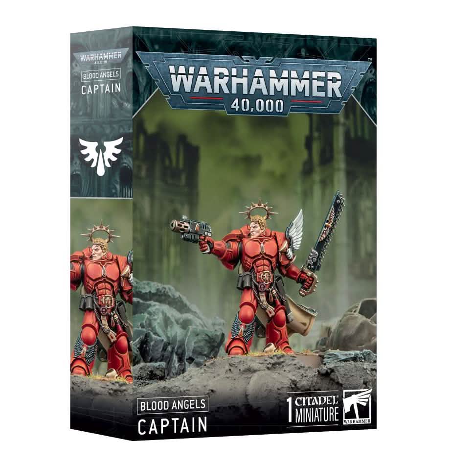 Blood Angels: Captain – Warhammer miniature – Tabletop Dominion