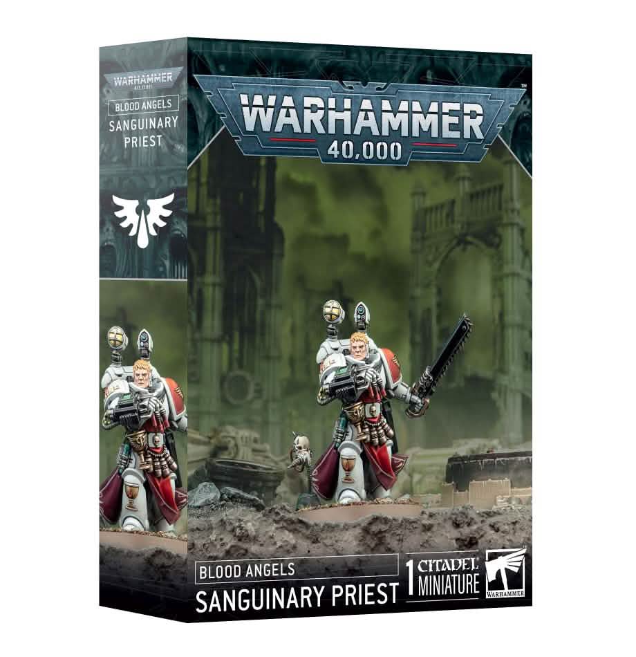 Blood Angels: Sanguinary Priest – Warhammer miniature – Tabletop Dominion