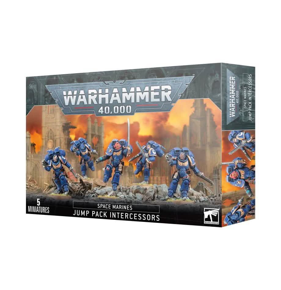 Space Marines Jump Pack Intercessors – Warhammer miniature – Tabletop Dominion