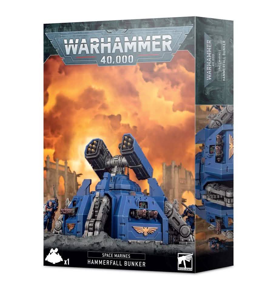 Space Marines: Hammerfall Bunker – Warhammer miniature – Tabletop Dominion