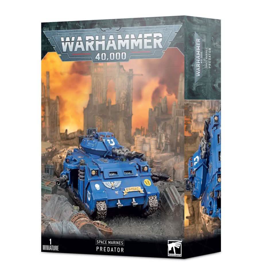 Space Marines Predator – Warhammer miniature – Tabletop Dominion