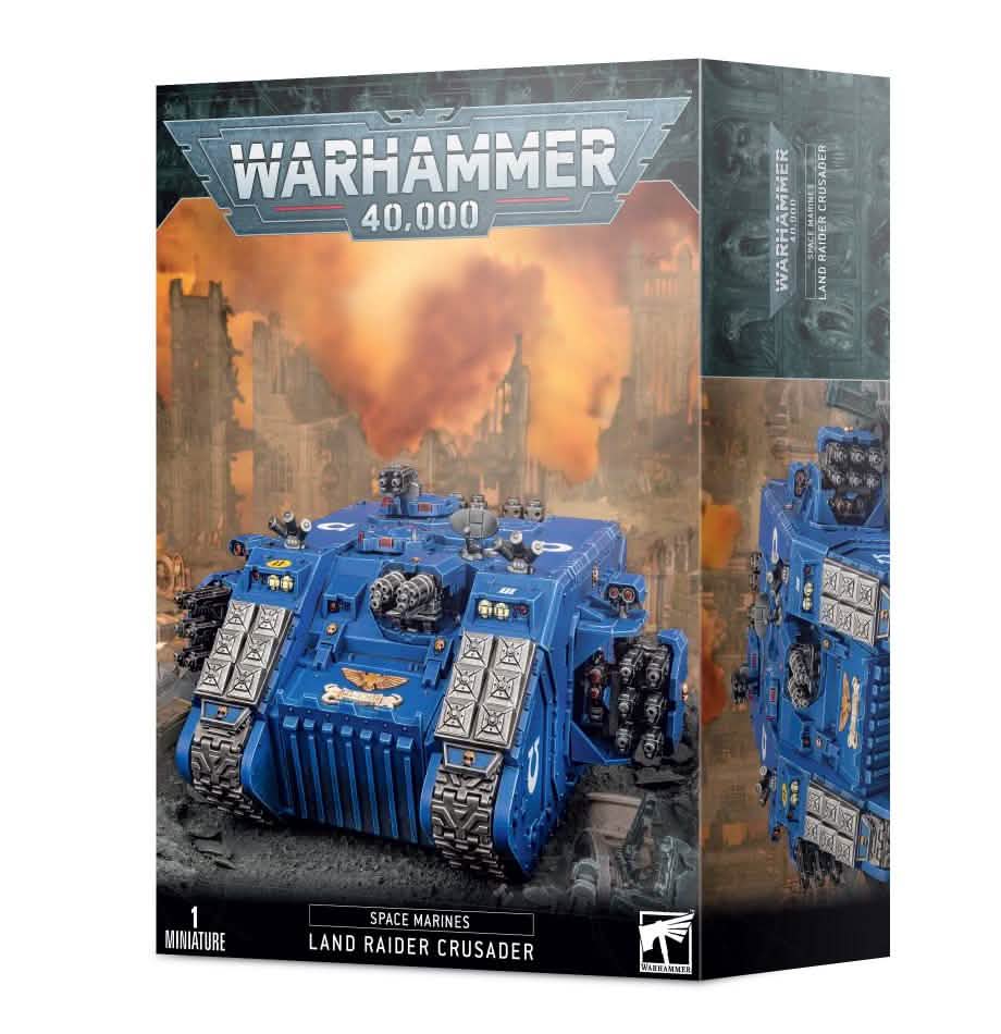 Generic: S/Marines Land Raider Crusader/Redeemer – Warhammer miniature – Tabletop Dominion