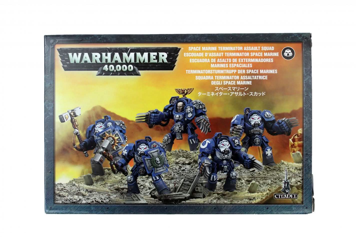 Space Marines Terminator Assault Squad – Warhammer miniature – Tabletop Dominion
