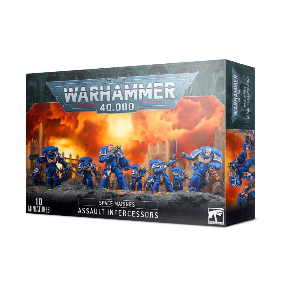 Generic: Space Marines: Assault Intercessors – Warhammer miniature – Tabletop Dominion