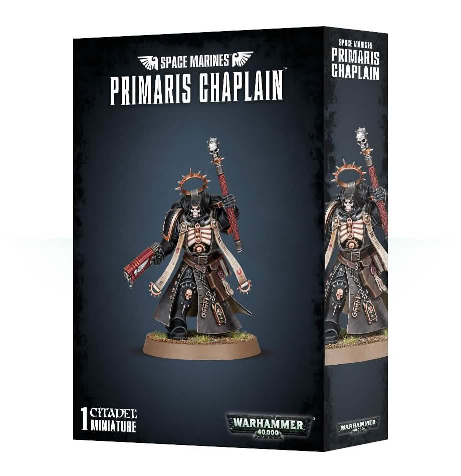 Generic: Space Marines Primaris Chaplain – Warhammer miniature – Tabletop Dominion
