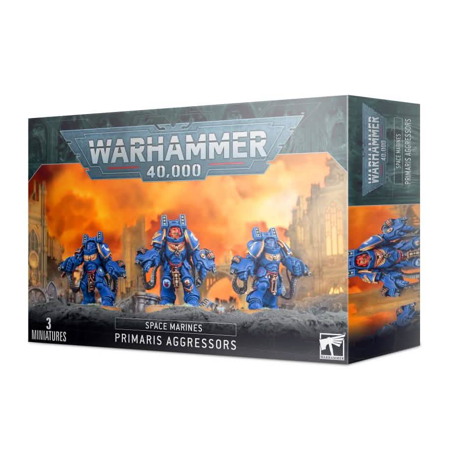 Generic: Space Marines Primaris Aggressors – Warhammer miniature – Tabletop Dominion