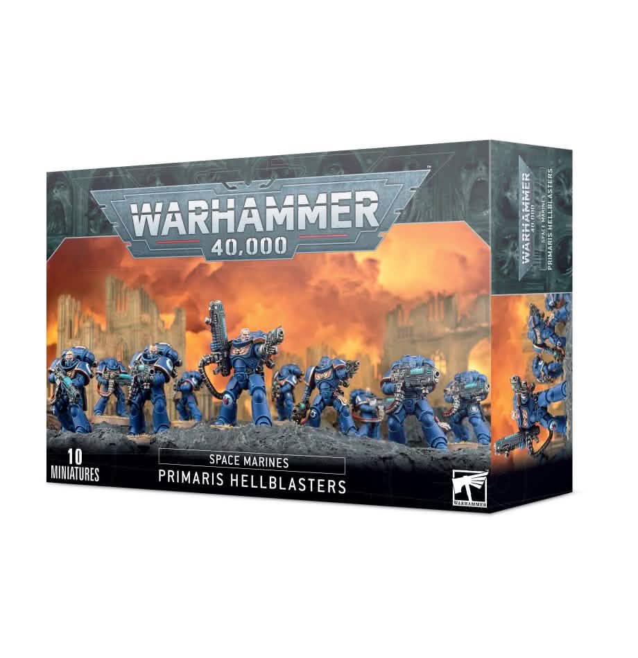 Generic: Space Marines Primaris Hellblasters – Warhammer miniature – Tabletop Dominion
