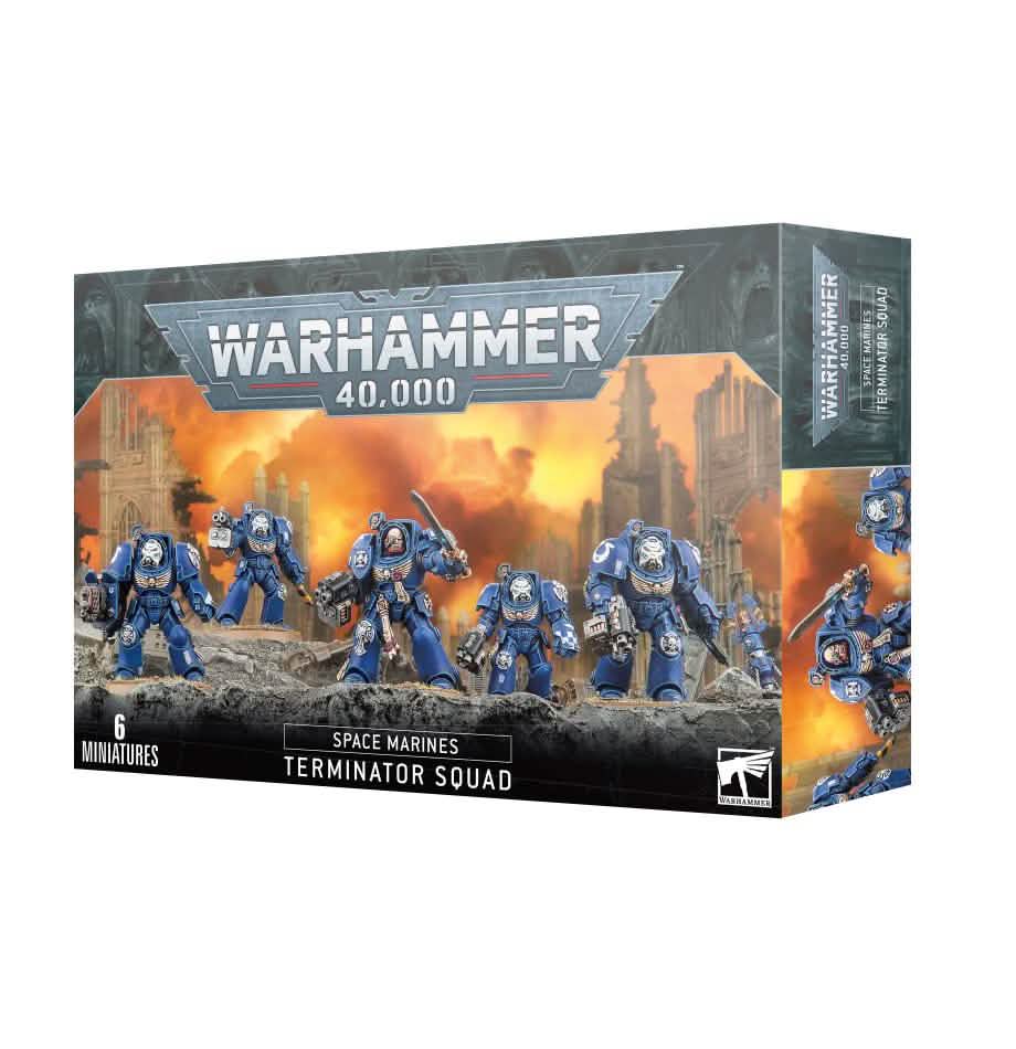 Generic: Space Marines: Terminator Squad – Warhammer miniature – Tabletop Dominion