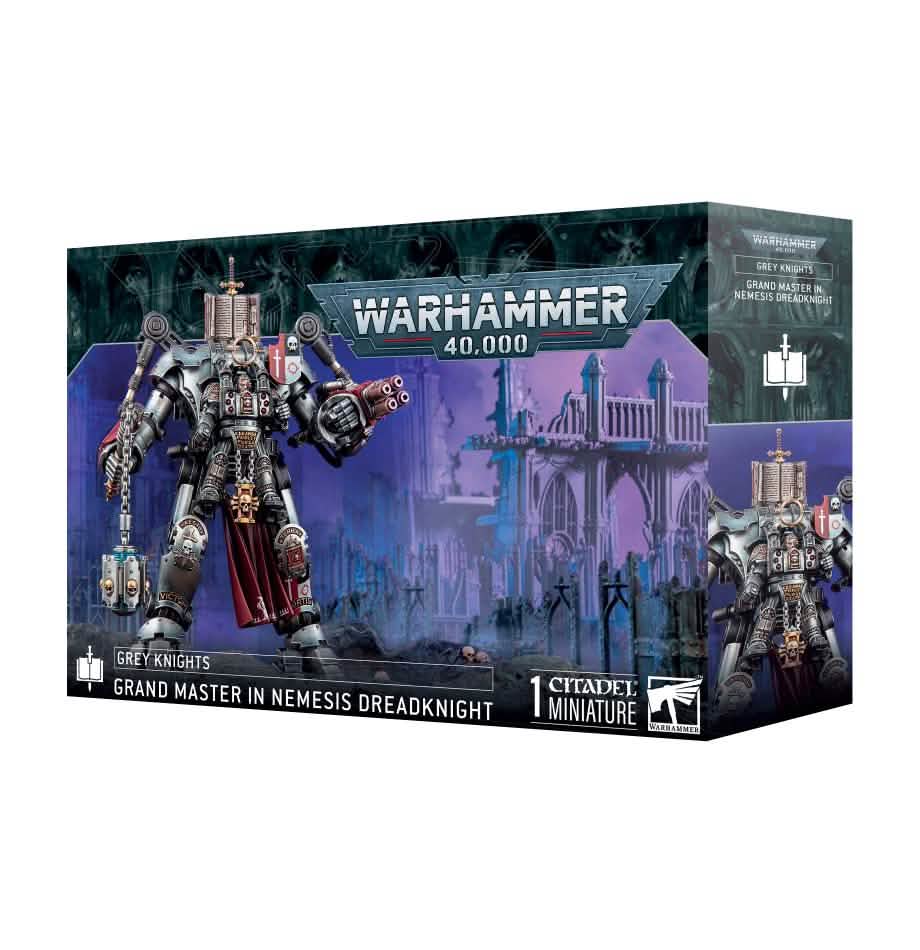 Grey Knights: G/K: Grand Master In Nemesis Dreadknight – Warhammer miniature – Tabletop Dominion