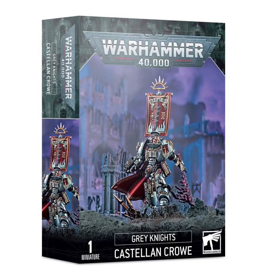 Grey Knights: Grey Knights: Castellan Crowe – Warhammer miniature – Tabletop Dominion