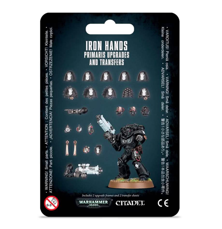 Iron Hands: Iron Hands Primaris Upgrades & Transfers – Warhammer miniature – Tabletop Dominion