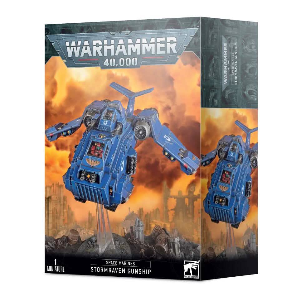 Raven Guard: Space Marines Stormraven Gunship – Warhammer miniature – Tabletop Dominion