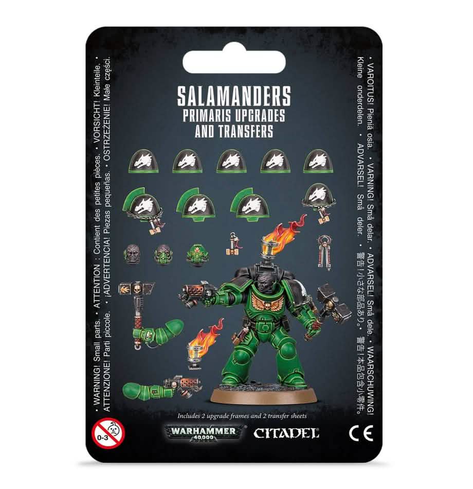 Salamanders: Salamanders Primaris Upgrades & Transfrs – Warhammer miniature – Tabletop Dominion