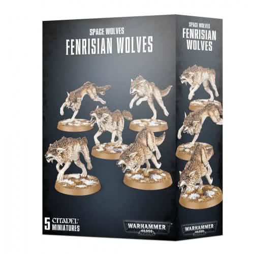 Space Wolves: Space Wolves Fenrisian Wolves – Warhammer miniature – Tabletop Dominion
