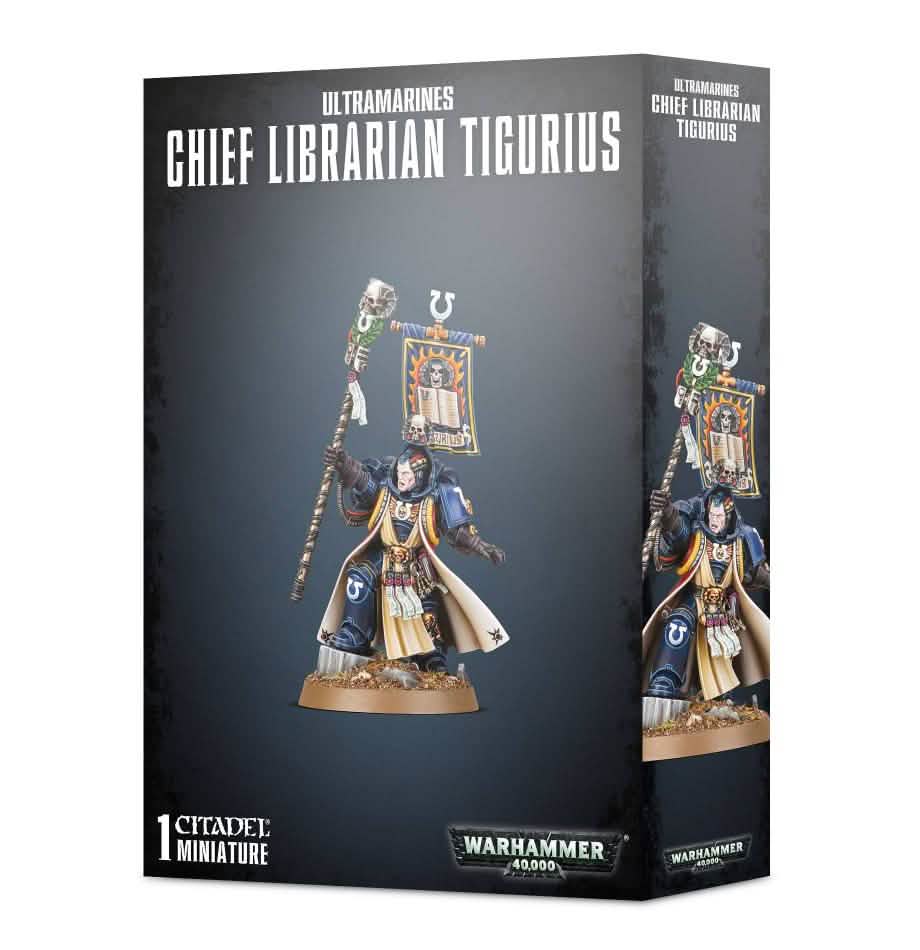 Ultramarines: Ultramarines Chief Librarian Tigurius – Warhammer miniature – Tabletop Dominion