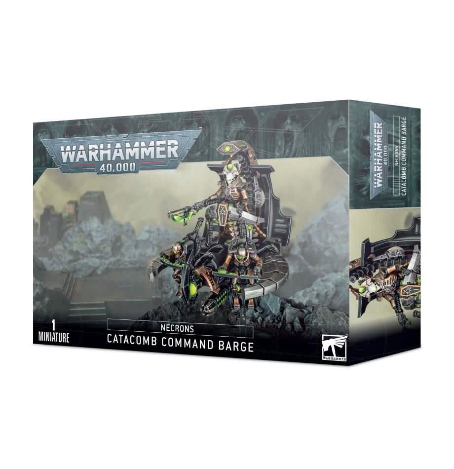 Necrons: Necrons: Catacomb Command Barge – Warhammer miniature – Tabletop Dominion