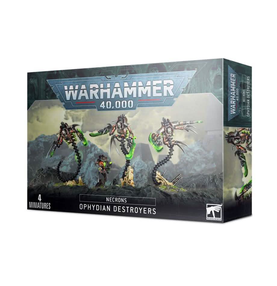 Necrons: Necrons Ophydian Destroyers – Warhammer miniature – Tabletop Dominion