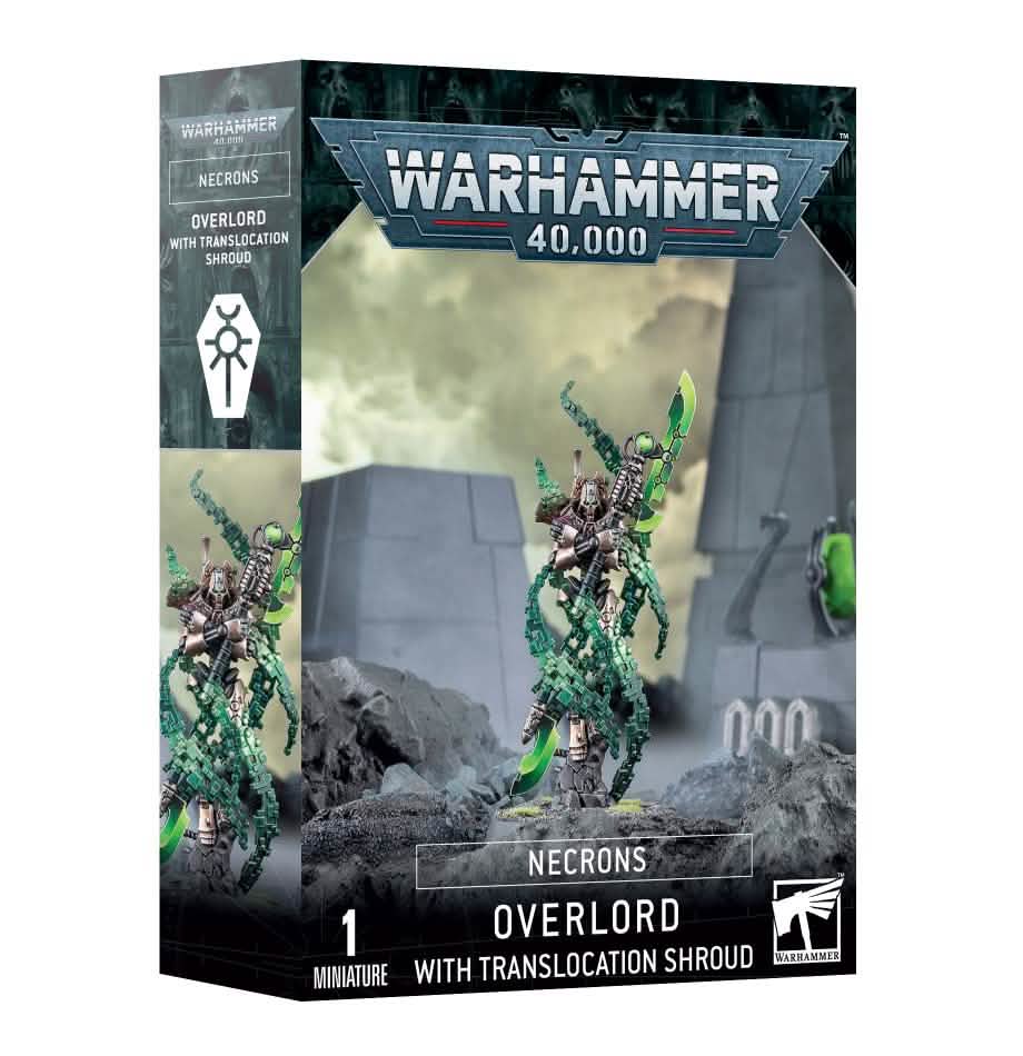 Necrons: Necrons: Overlord + Translocation Shroud – Warhammer miniature – Tabletop Dominion