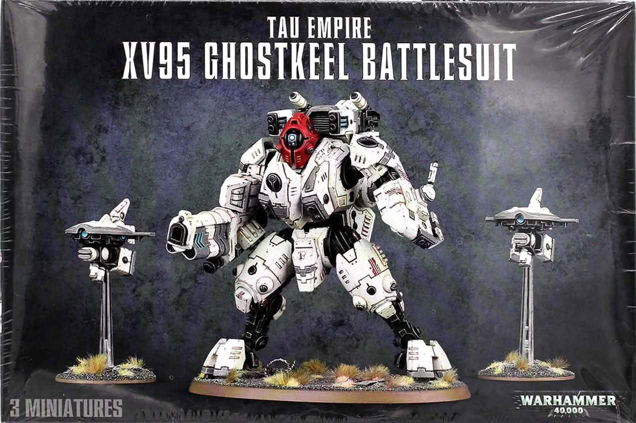 T'au Empire: T'Au Empire: Ghostkeel Battlesuit – Warhammer miniature – Tabletop Dominion