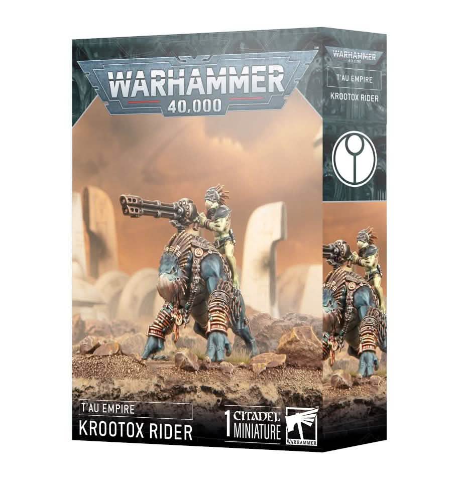 T'au Empire: T'Au Empire: Krootox Rider – Warhammer miniature – Tabletop Dominion