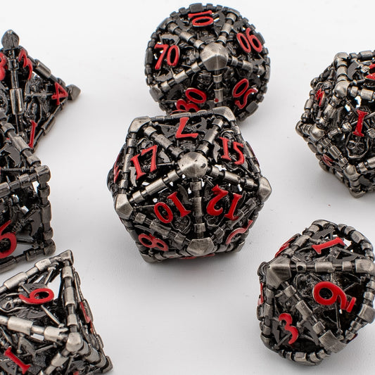 Warrior Hollow Metal Dice