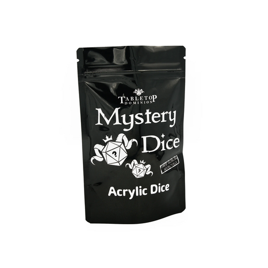 Acrylic Mystery Dice Bag