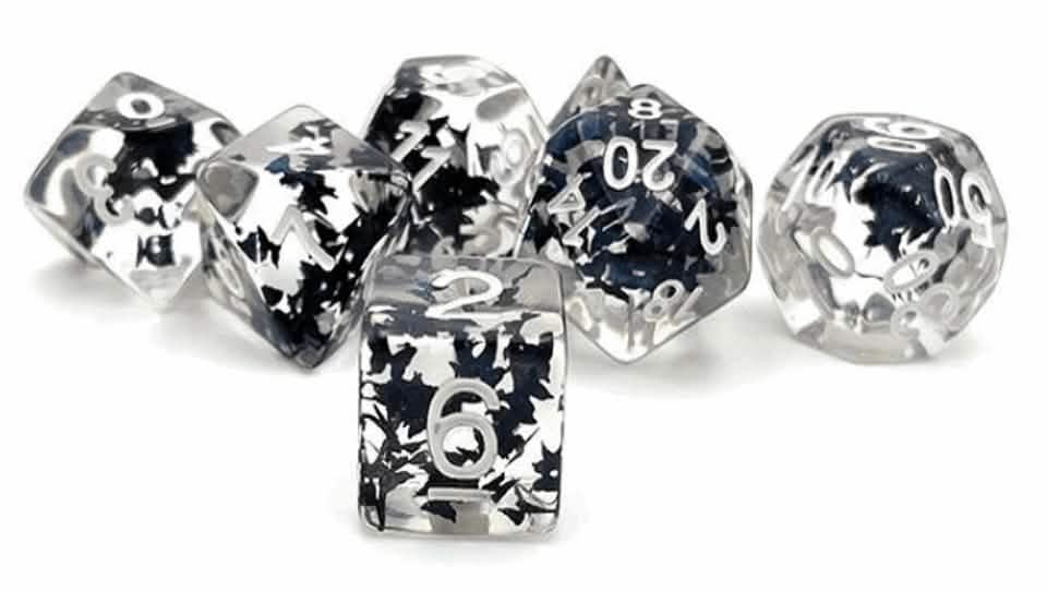 Black Butterfly – DnD dice set – Tabletop Dominion