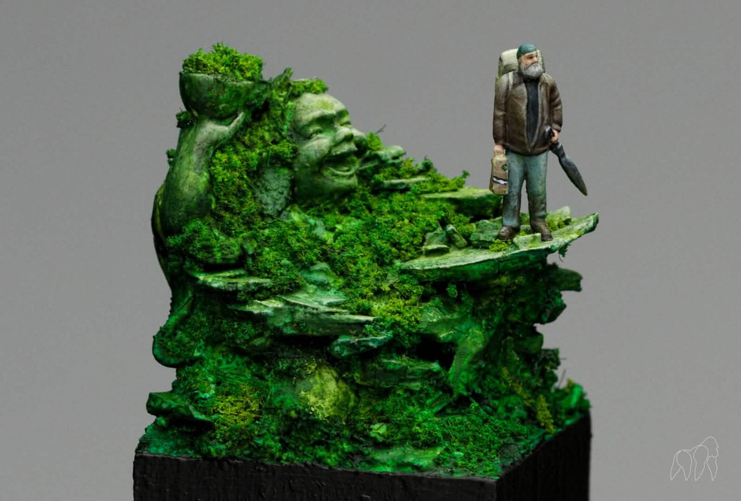 Dirty Down: Moss Effect – 25ml – close-up view – tabletop gaming