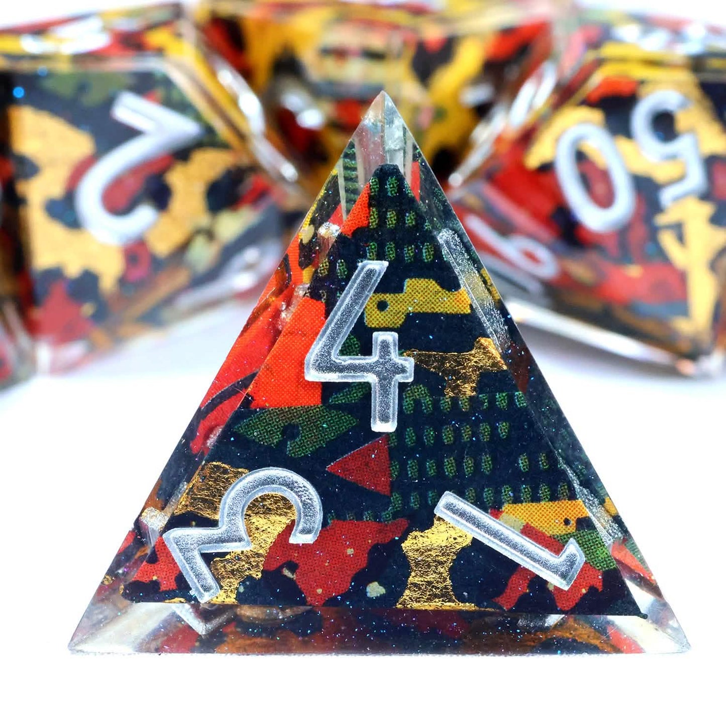 Hexbound Relic – view 8 – art core DnD dice set