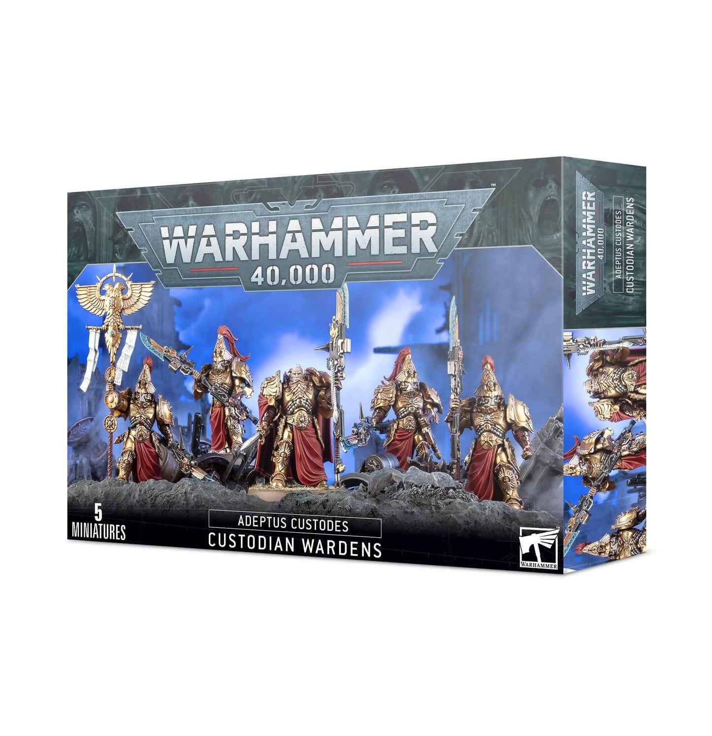 ADEPTUS CUSTODES: CUSTODIAN WARDENS – Warhammer miniature – Tabletop Dominion