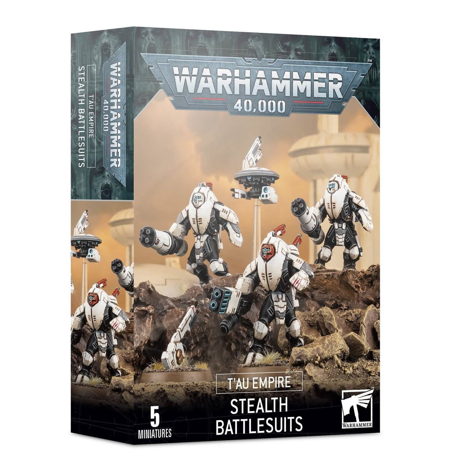 T'AU EMPIRE: STEALTH BATTLESUITS – Warhammer miniature – Tabletop Dominion