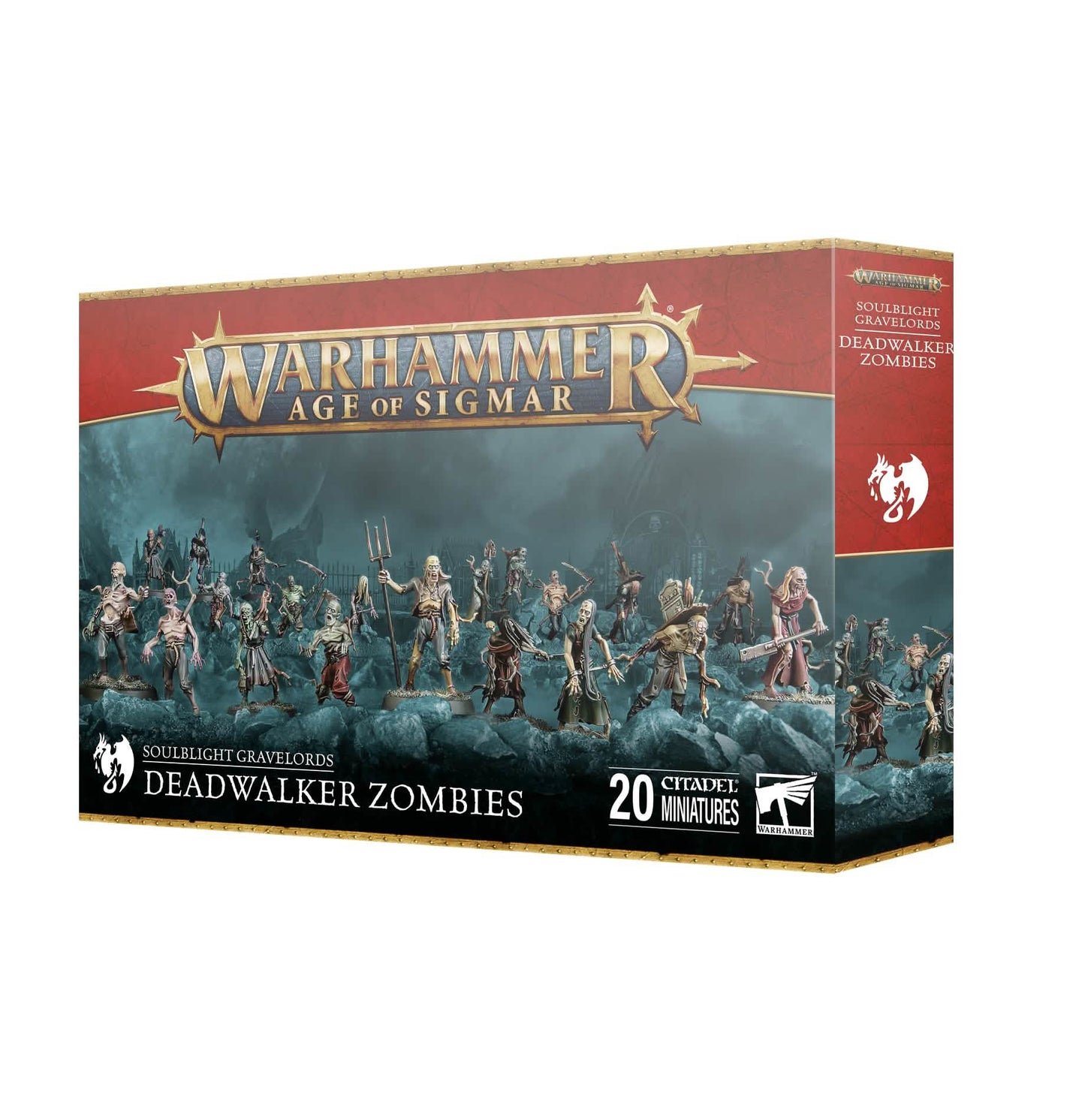SOULBLIGHT GRAVELORDS: DEADWALKER ZOMBIES – Warhammer miniature – Tabletop Dominion