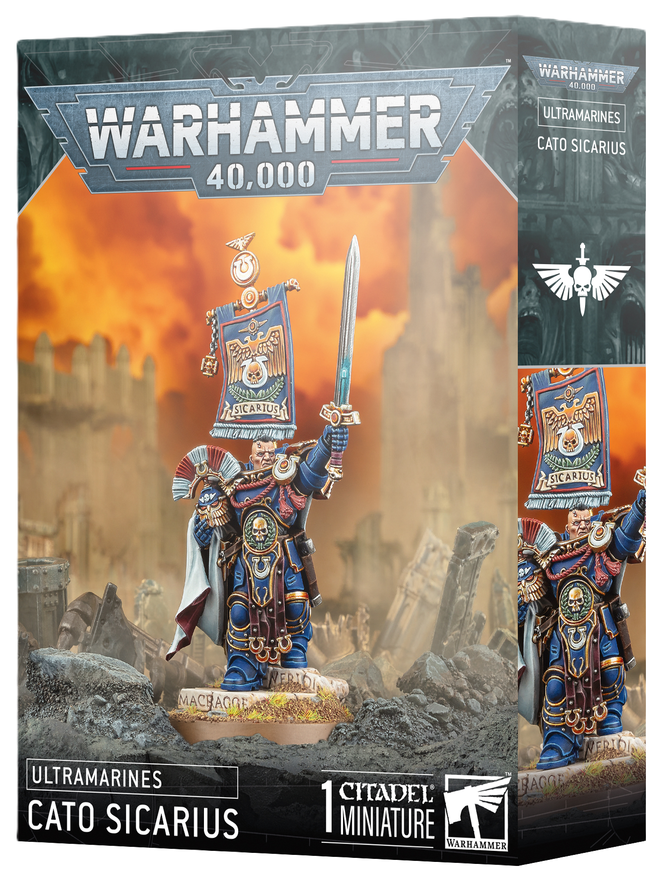 Ultramarines: Cato Sicarius – Warhammer miniature – Tabletop Dominion