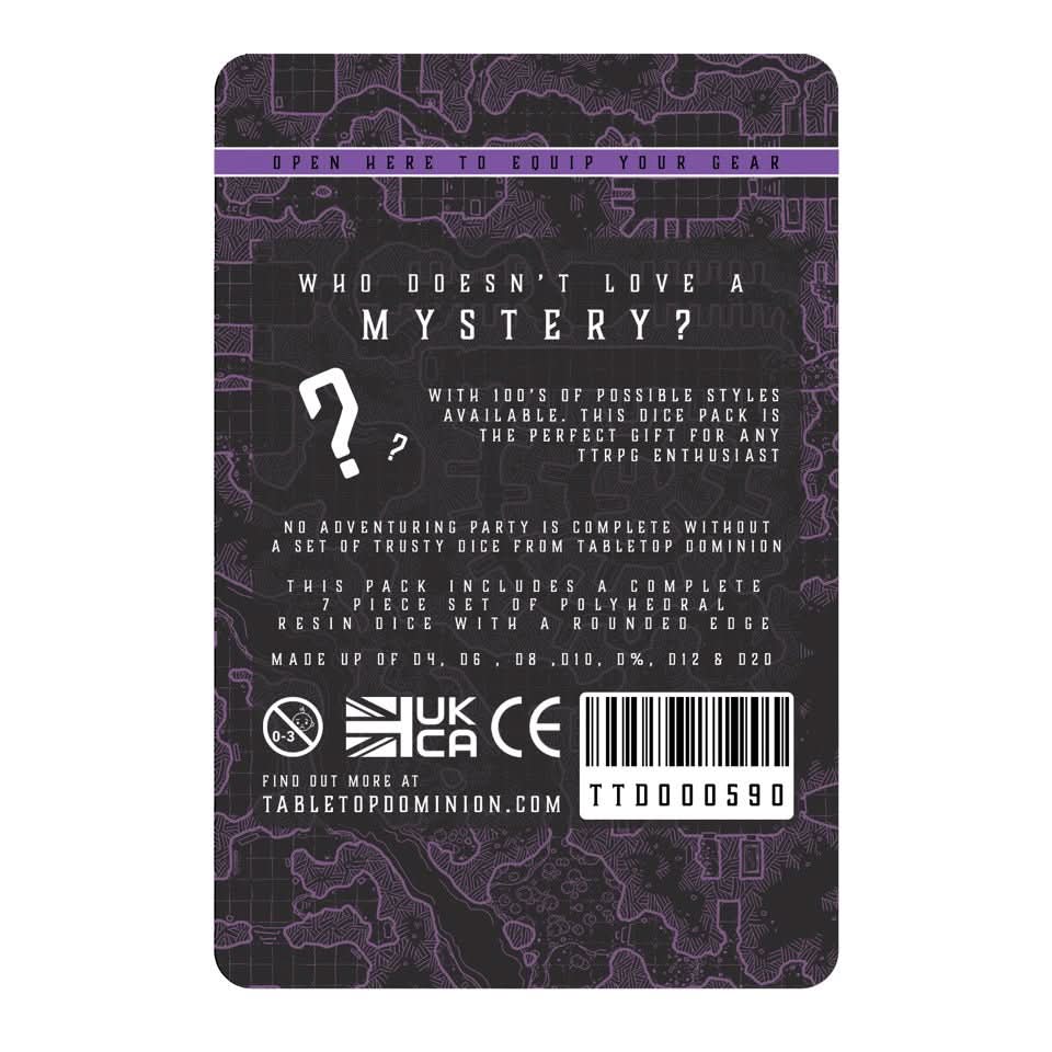 Mystery Dice Booster | Soft Edge Resin Set - Tabletop Dominion