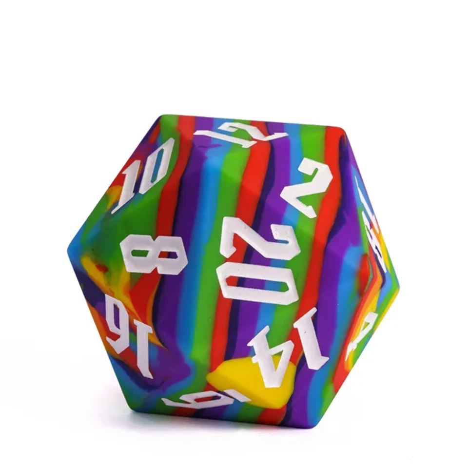 Jester's Bounce – view 12 – DnD dice set