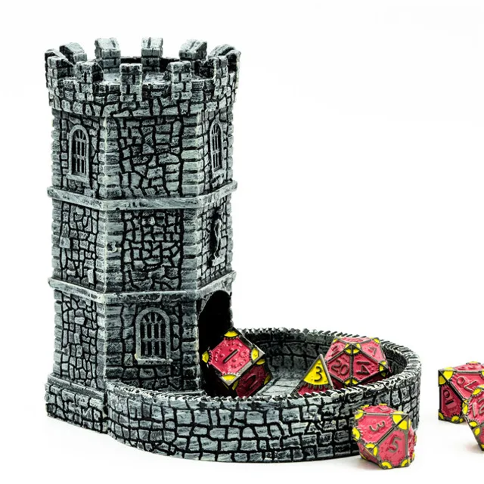 Resin Castle | Dice Tower | Stone Effect