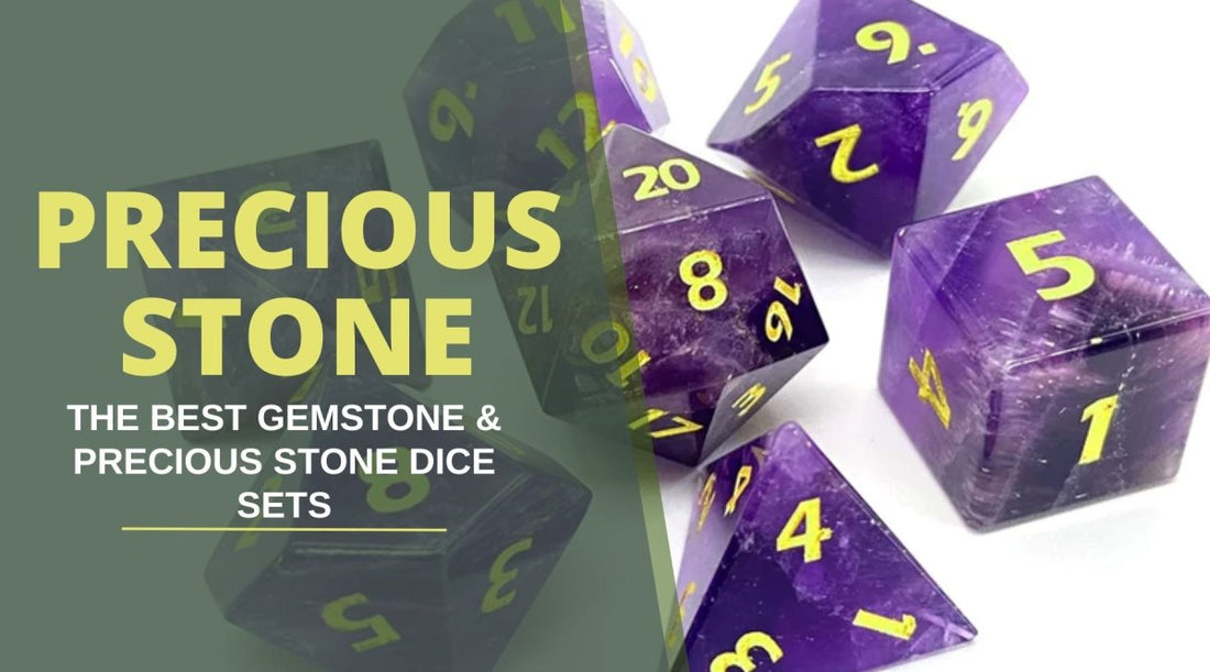 Unveiling Elegance: The Best Gemstone & Precious Stone Dice Sets - Tabletop Dominion