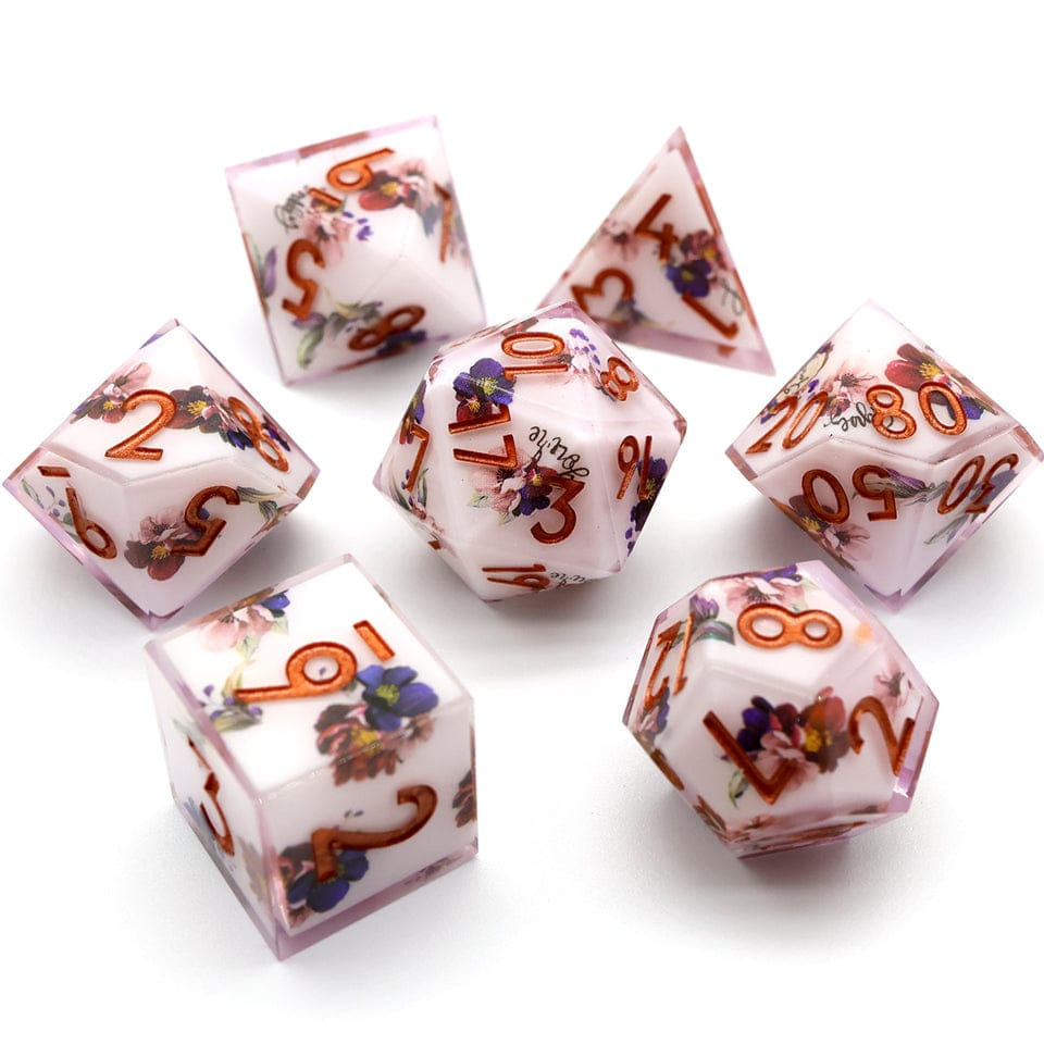 2 Pcs Dice 16mm Colorful Teaching Dice 6 Sided Smooth Edge Non