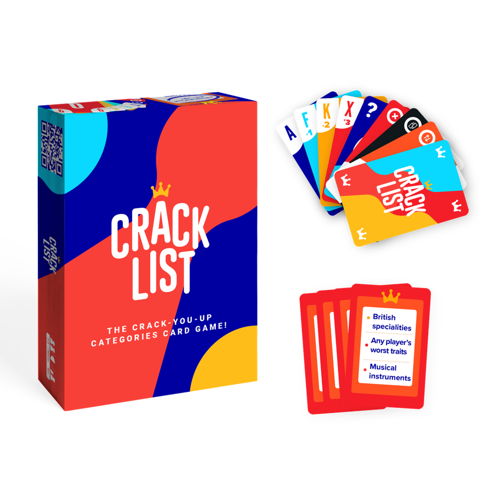 CRACK LIST Card Game  A New Twist on Categories!