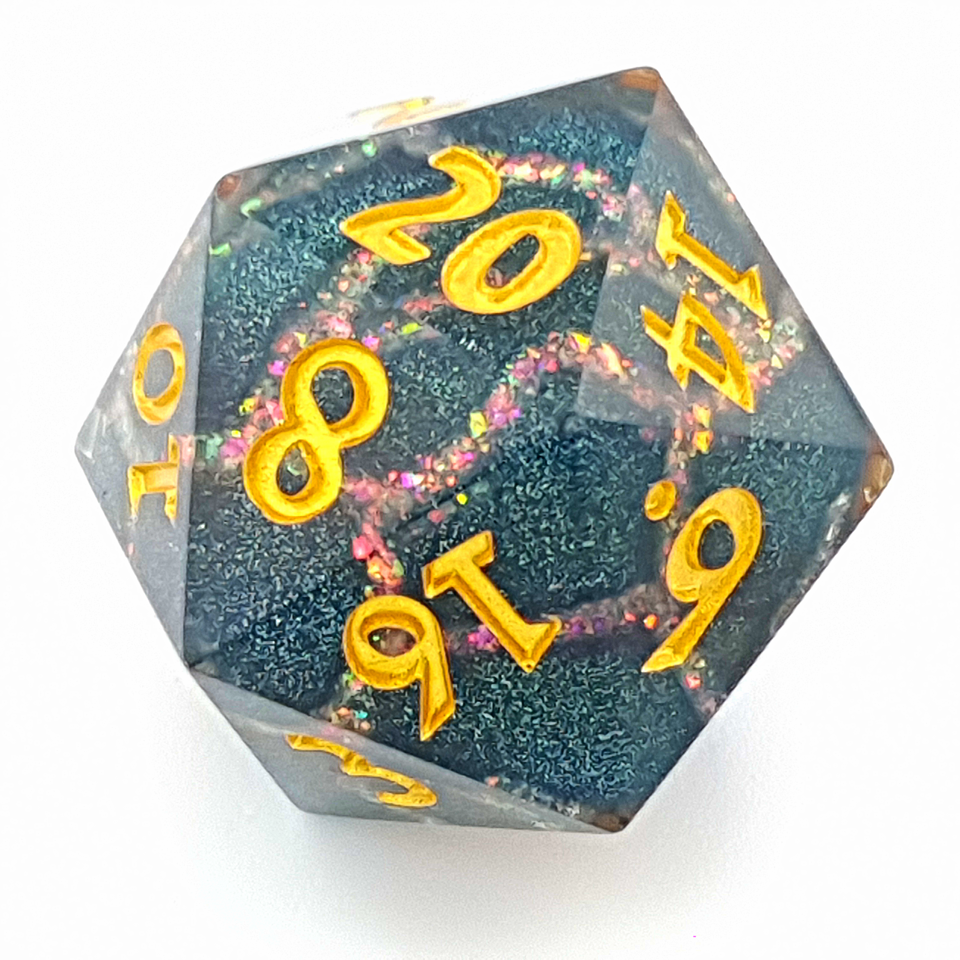Nebulous Fracture | Sharp Edge Dice | Resin | 7 Piece Set