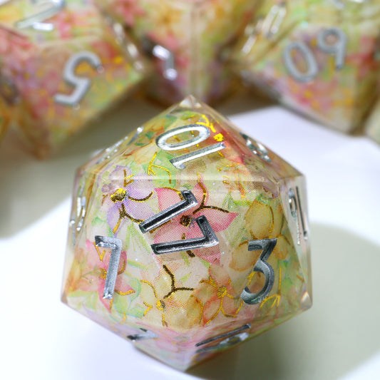 Feywild Bloom | Art Core Dice | 7 Piece Set